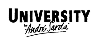 UNIVERSITY BY ANDRES SARDA logo