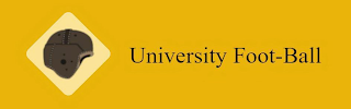 UNIVERSITY FOOT-BALL logo