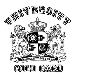 UNIVERSITY GOLD CARD logo