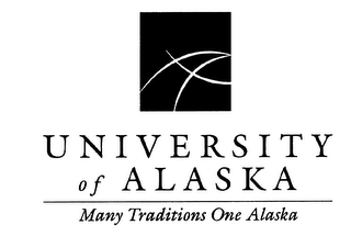 UNIVERSITY OF ALASKA MANY TRADITIONS ONE ALASKA logo