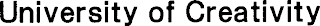UNIVERSITY OF CREATIVITY logo