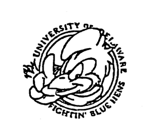 UNIVERSITY OF DELAWARE FIGHTIN' BLUE HENS logo