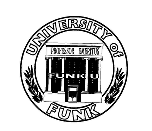 UNIVERSITY OF FUNK PROFESSOR EMERITUS FUNK U logo