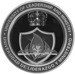 UNIVERSITY OF LEADERSHIP AND MINISTRY UNIVERSIDAD DE LIDERAZGO Y MINISTERIO logo