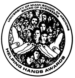 UNIVERSITY OF MIAMI SCHOOL OF MEDICINE BOARD OF OVERSEERS HELPING HANDS AWARDS logo