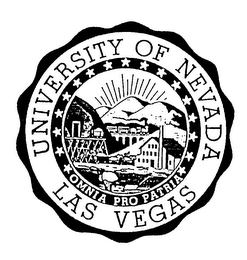 UNIVERSITY OF NEVADA LAS VEGAS OMNIA PRO PATRIA logo