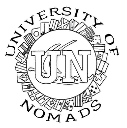 UNIVERSITY OF NOMADS UN logo