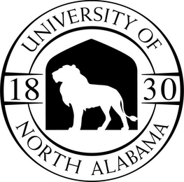 UNIVERSITY OF NORTH ALABAMA 1830 logo