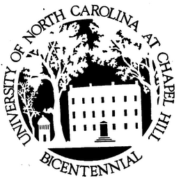 UNIVERSITY OF NORTH CAROLINA AT CHAPEL HILL BICENTENNIAL logo