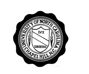 UNIVERSITY OF NORTH CAROLINA CHAPEL HILLN.C. LUX LIBERTAS logo