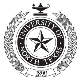 UNIVERSITY OF NORTH TEXAS 1890 logo