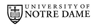 UNIVERSITY OF NOTRE DAME VITA DULCEDO SPES logo
