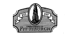 UNIVERSITY OF PITTSBURGH EST. 1787 logo