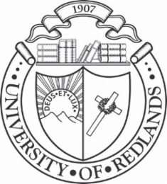 UNIVERSITY OF REDLANDS DEUS ET LUX 1907 logo