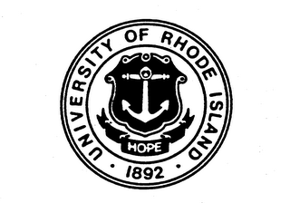 UNIVERSITY OF RHODE ISLAND-1892-HOPE logo