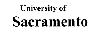 UNIVERSITY OF SACRAMENTO logo