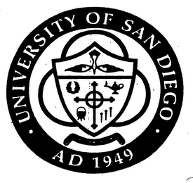UNIVERSITY OF SAN DIEGO AD 1949 logo