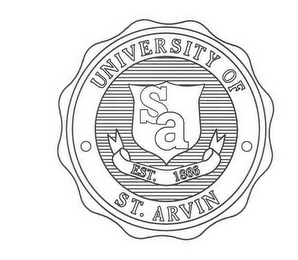 UNIVERSITY OF ST. ARVIN SA EST. 1866 logo