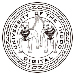 UNIVERSITY OF THE 'HOOD DIGITAL LOVE POWER logo
