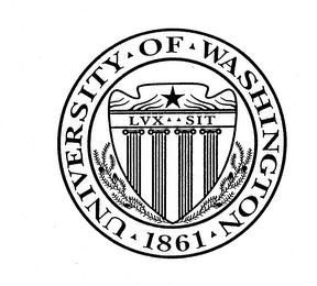 UNIVERSITY OF WASHINGTON 1861 LVX SIT logo