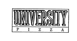 UNIVERSITY PIZZA logo