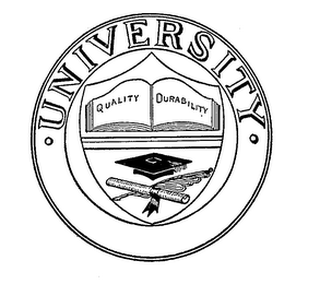 UNIVERSITY QUALITY DURABILLITY G logo