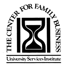 UNIVERSITY SERVICES INSTITUTE THE CENTER FOR FAMILY BUSINESS logo
