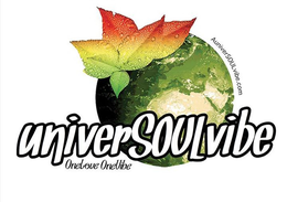 UNIVERSOULVIBE ONELOVE ONEVIBE AUNIVERSOULVIBE.COM logo