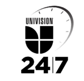 UNIVISION U 24 |7 logo