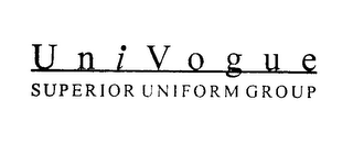 UNIVOGUE SUPERIOR UNIFORM GROUP logo