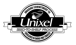 UNIXEL SEED-TO-SHELF PROCESS ONGOING COMMITMENT TO EXCELLENCE IN SMOKE-FREE TABACCO logo