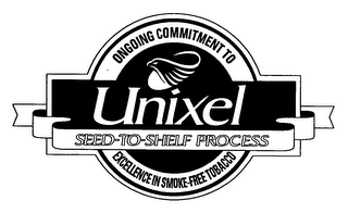UNIXEL SEED-TO-SHELF PROCESS ONGOING COMMITMENT TO EXCELLENCE IN SMOKE-FREE TOBACCO logo