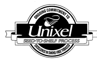 UNIXEL SEED-TO-SHELF PROCESS ONGOING COMMITMENT TO EXCELLENCE IN SMOKE-FREE TOBACCO logo