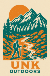 UNK OUTDOORS logo