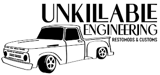 UNKILLABLE ENGINEERING RESTOMODS & CUSTOMS logo