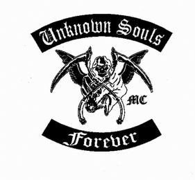 UNKNOWN SOULS FOREVER MC logo