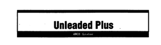 UNLEADED PLUS ARCO GASOLINE logo