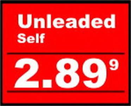 UNLEADED SELF 2.89 9 logo