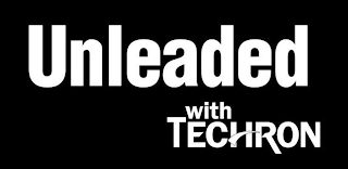 UNLEADED WITH TECHRON logo