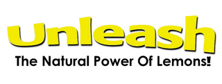 UNLEASH THE NATURAL POWER OF LEMONS! logo