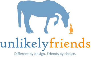 UNLIKELY FRIENDS. DIFFERENT BY DESIGN. FRIENDS BY CHOICE. logo
