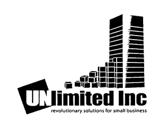 UNLIMITED INC REVOLUTIONARY SOLUTIONS FOR SMALL BUSINESS logo