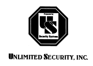 UNLIMITED SECURITY, INC. PROTECTED BY US SECURITY SYSTEMS logo