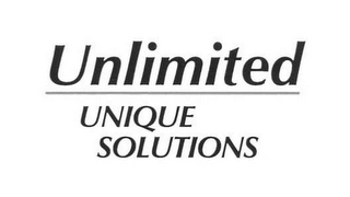 UNLIMITED UNIQUE SOLUTIONS logo