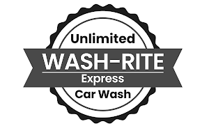 UNLIMITED WASH-RITE EXPRESS CAR WASH logo