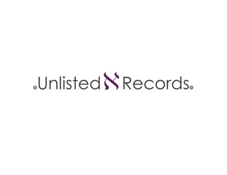.UNLISTED RECORDS. logo