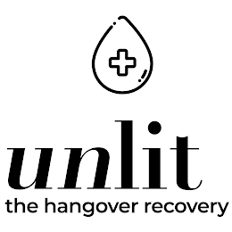 UNLIT THE HANGOVER RECOVERY logo