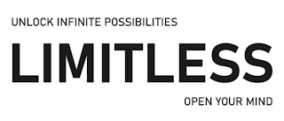 UNLOCK INFINITE POSSIBILITIES LIMITLESS OPEN YOUR MIND logo