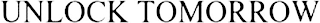 UNLOCK TOMORROW logo