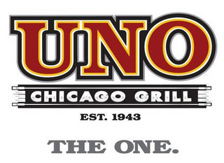 UNO CHICAGO GRILL EST. 1943 THE ONE. logo